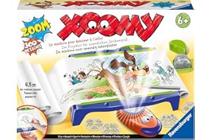 Ravensburger – Xoomy Maxi avec Rouleau dessin de 6,5 m – Table à dessiner – Loisir créatif – Mixte – Enfants – Activité créative – Dès 6 ans – 18142 – Version française