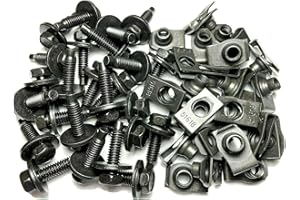 Retro-Motive 5/16 Body Bolts & Clips 5/16-18 x 1-3/16 (25 Bolts/25 Clips) #1590