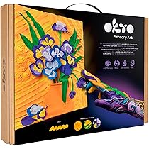 OKTO Air Dry Clay Succulent Craft Kit - DIY 3D Wall Art Set For Adults & Teens, Complete With Tools