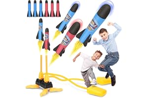 Milifox (Fusée en Mousse - Lanceur pour Enfants - Jouet d’Air pour Plein Air - Cadeau pour Garçons de 4 Ans