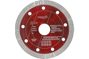 PRODIAMANT® Disco diamantato per piastrelle [115MMx22,23MM] – Disco da taglio per piastrelle, gres porcellanato, marmo e pietra naturale – Disco extra sottile – Adatto per smerigliatrici angolari M14