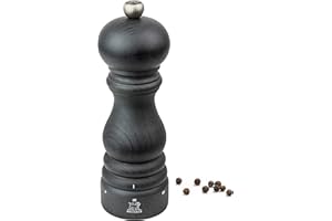 PEUGEOT - Pfeffermühle Paris u‘Select 18 cm - 6 voreingestellte Mahlgrade - Aus PEFC-zertifiziertem Holz - Graphite