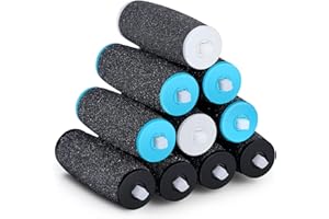 Jorest [10/20 Piezas] Recambio Compatible con Scholl Velvet Smooth Lima Electrico, 3 Tipos de Rugosidad, Rodillo para Lima Pies Electronica, Set Pedicura Quita Dureza y Callos