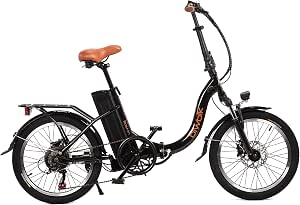 BIWBIK - Bicicletta elettrica Boston (Nero, 12 Ah) : Sport e tempo libero