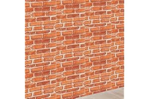 BIBYKIVN Pannelli Murali 3D Autoadesivi 70 cm x 5 M - Mattoni Effetto Pietra, Mattoni Adesivi Murali Impermeabili, Carta da Parati per Cucina, Camera da Letto, Soggiorno, Sfondo TV