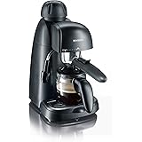 SEVERIN KA 5978 Espressoautomat (Inkl. Servierkanne und Messlöffel, Bis zu 4 Tassen) schwarz