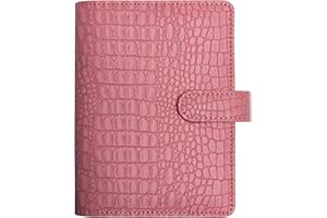 Exacompta - 42357E - Organiseur Exatime 14 Baby Croco - 11 x 14,5 cm - Semainier Septembre 2025 à décembre 2026 - 16 mois - Coloris vieux rose