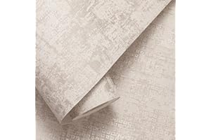 Trafagala Beige Brown Mix Plain Wallpaper Metallic Detailing Concrete Effect Wall Paper Roll No Match Wallpaper for Adults Kids Bedroom Living Room Hallway and Stairs