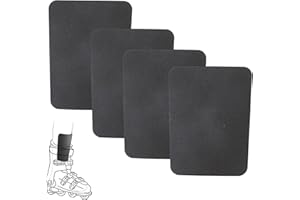 Fukaisu Parastinchi da Sci, 18x13,8cm Cuscinetti in Schiuma Sci Sportivo Protezione Anti-Attrito per Gambe e Piedi Facile da Usare per Uomini e Donne (Nero)