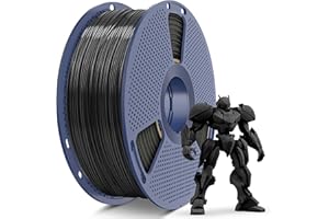 SUNLU ABS Filament 1.75mm, Haute Résistance, Résistance aux Hautes Températures, Filament pour Imprimante 3D 1,75 mm, Bobine de 1KG, ABS Noir
