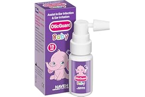 NAVEH PHARMA Otic Guard Baby Ear Drops – Natural Ear Oil for Ear Wax Removal & Infection Relief – Gentle Ear Cleaner for Babies, Toddlers & Kids – Soothes Itchy Ears & Swimmer’s Ear
