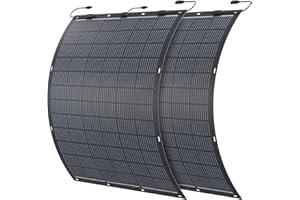 Zendure Balkonkraftwerk, Flexibel Solarpanel 2X 210W(420W), 41V/5A Solareingang, Monocrystalline Silicon Solarmodule, Geeignet für SolarFlow Balkonkraftwerk mit Speicher, IP67, 12 Jahre Garantie