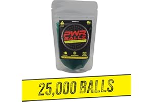 PWR Tek PWR Ballz Gel Blaster Ammo - Biodegradable Non-toxic Gel Splatter Bullets for Gel Blaster Gun Pistol | 7-8mm
