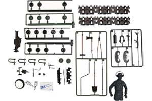 HENG LONG Set di accessori originali | Set per carro armato 1:16 per 3869 – Jagdpanther | Ricambio per modelli di marca: Heng Long, Taigen, Torro 69-120