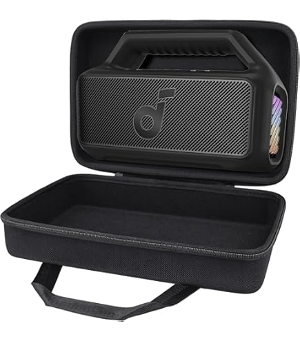 Soundcore Boom 2 Portable Bluetooth Speaker, 80W Booming Sound with Subwoofer and BassUp 2.0, 24H, IPX7, LED Light, USB-C, EQ Customized, for Outdoor, Camping Beach and Garden