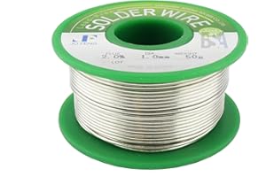 Alambre para soldar Sn 97 Cu 3 50 g diámetro 1 mm con flujante Irox sin plomo Lead Free Estaño cobre estaño solder Wire 50 g 1 mm, aleación soldadora para electrónica con núcleo de colofonia