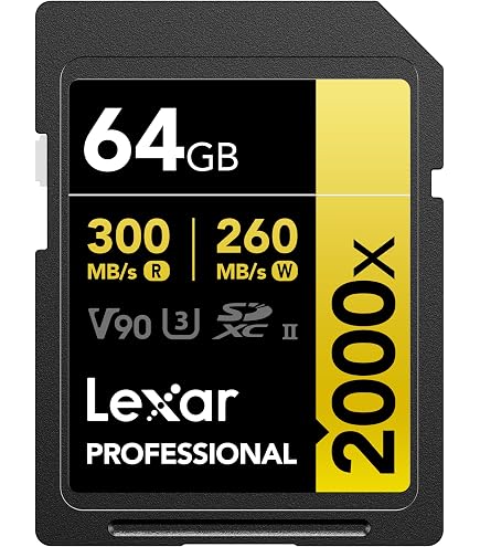 SanDisk 64GB Extreme Pro SDXC UHS-II Memory Card Works with Nikon
