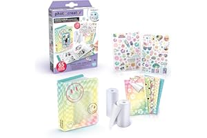 Canal Toys - Photo Creator - Album Photo Décoratif & 2 Rouleaux d'Impression Thermique, Autocollants et Cadres Adhésifs - Ranges Jusqu'à 65 De Tes Photos Prises Avec Ton Appareil Photo - CLK 027