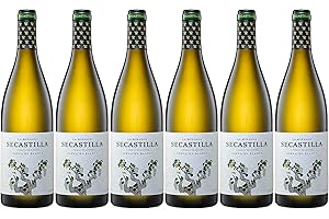 VIÑAS DEL VERO LA MIRANDA SECASTILLA Garnacha Blanca - Vino Blanco D.O. Somontano - 6 Botellas de 750 ml - Total: 4500 ml
