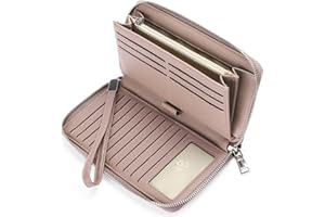GAEKEAO Leather Purses for Women, Large Capacity Ladies Purse, RFID Purses for Women with Multiple Card Slots and Roomy Compartment