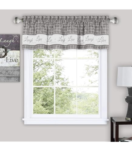 Cantonnière Sur Mesure Lin Gris Décoration De Chambre élégante