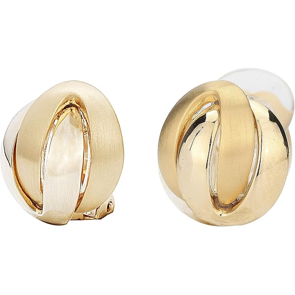 The world of armani ORECCHINI A CLIP CON PENDENTI IN RESINA EFFETTO VARIEGATO Qu