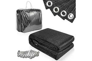 Vigevee Tapis d'auvent pour Le Camping, Respirant, antidapant, Lavable, avec 13 piquets et Sac de Transport