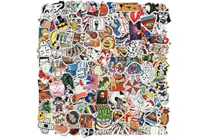 Autocollant Lot 300 Pcs Zelbuck Autocollants Voiture Stickers Moto Imperméables pour Voiture Moto Mac Adulte Enfant Ordinateur Portable Vélo Valise Auto Skate Skateboard Gquitaire Casque