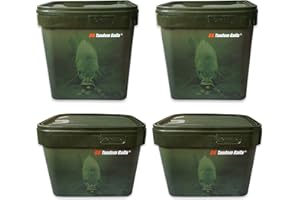 ‎TANDEM BAITS Tandem Baits Angeleimer zum Transport von Ködern und Karpfen | Futtereimer Angelköder-Eimer Praktisches Angelzubehör | Multifunktionale Boilies-Transportbox & Camping-Eimer mit Deckel 17 l
