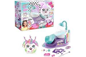 Canal Toys – AirbrushPlush – Hair’iffic Hair Salon Toy | Wash, Style & Decorate Your Soft Toy | Electronic Sprayer, Built‑In Shower, 20 Accessories & Towel – Creative Gift for Kids 6+ – AIR 044