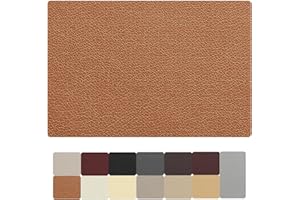 AYYDS Leder Patch Selbstklebend, Leder Reparatur Set, Kunstleder Selbstklebend, Lederfolie Lederflicken Selbstklebende, Leder Reparatur für Möbel,Sofa,Autositze,Taschen (20x30cm, Hellbraun)