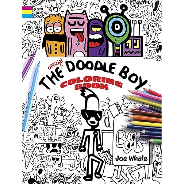 新品 MR DOODLE ミスタードゥードゥル 「COLOURING BOOK」 Mr. Doodle Coloring Book: Discover the world of tigers, raccoons