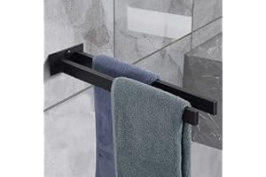 ‎MEIJO MEIJO Handtuchhalter Ohne Bohren, Handtuchstange Doppelt 304 Edelstahl Selbstklebend Badetuchhalter Handtuchstangen Gästehandtuchhalter für Badezimmer Küche