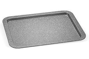 Aeternum Bandeja baja Bakeware Petravera, acero, gris, 43 x 29 cm