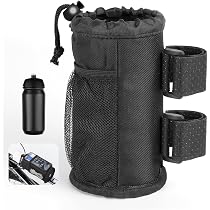 Porte-bidon Universel Sans Vis – Avec Poche Isolante, Sangle Antidérapante, Compatible Bouteilles 350-700ml