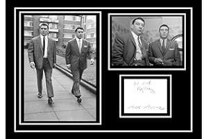 SIGNED BY THE STARS STUNNING QUALITY KRAY TWINS SIGNED/AUTOGRAPHED PHOTO