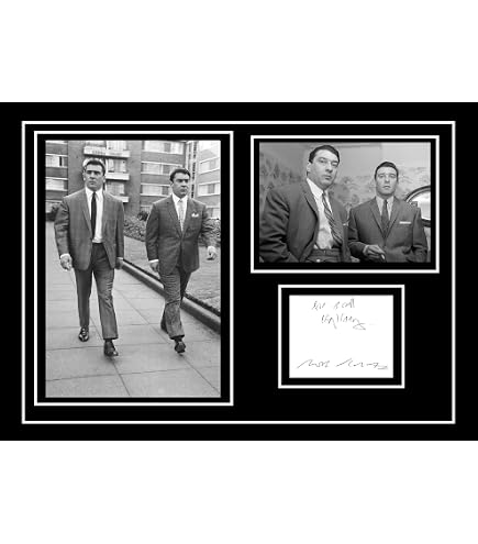Tableau Toile Kray Twins Abstrait - Impression Giclée Sur Cadre Bois, édition Limitée UK