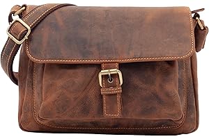 Lloyd Baker ANAND Genuine Leather Vintage look Medium Workbag, Leather Business Work Handbag, Shoulder Bag,Small Handbag with Crossbody Strap- Perfect for Professionals and Travellers