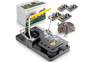 GARDIGO® 5 Unidades I Trampa para Ratas y Ratones con Cebos Incluidos Listas para Usar I Efectivas para Interior y Exterior I Trampas para Ratones y Ratas Cepos para Ratones y Ratas