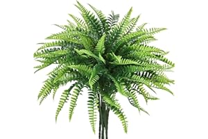 HBell Künstliche Kunstpflanzen,12 Bündel,UV-beständig,für den Innen- und Außenbereich,Hängepflanzen,Dekoration für Zuhause und Garten