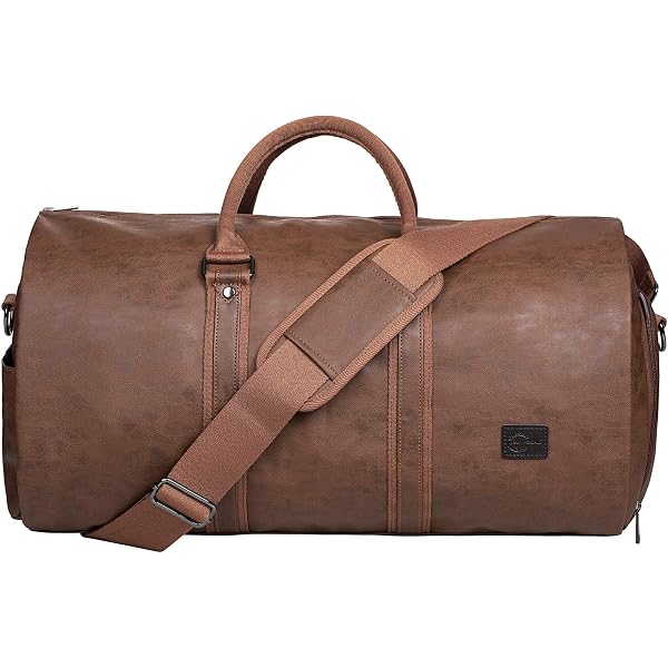 Sac Voyage Pour Costume Bric's En Cuir Vintage – Marron, Style Rétro
