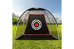 KAIDIDA Golf Practice Net for Driving Chipping Heavy-Duty Portable Garden Training Net with Target Carry Bag Home Golf Accessories