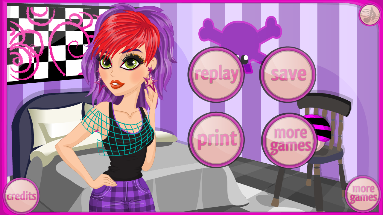 Emo Party Prep Facial Salon, Funky Make up & Dress up Amazon.co.uk Apps & Games