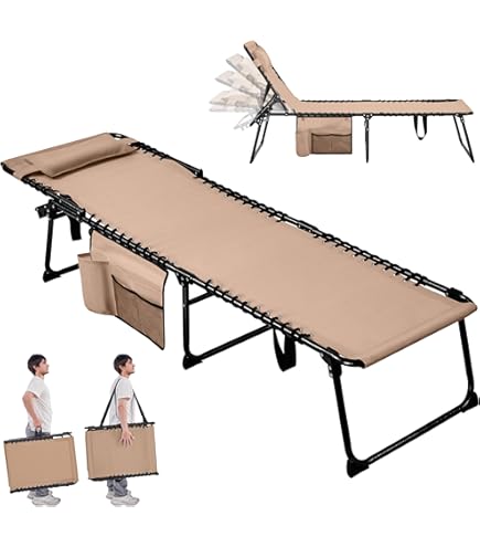 Chaise Longue Jardin Outsunny Pliante - 5 Positions Inclinaison - Plateau Et Poche Latérale - Tissu Oxford 600D - Rouge