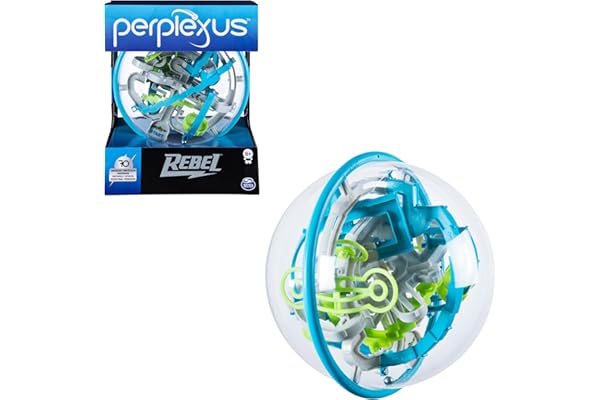 Spin Master Games - Perplexus - Perplexus Rebel - Labyrinthe Parcours 3D Rebel avec 70 Défis - Labyrinthe 3D - Jeu d'action et Réflexe - Casse Tete Enfant - Vertus Pédagogiques- Jeu Enfant 8 Ans et +