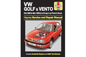 VW Golf & Vento Petrol & Diesel (Feb 92 - Mar 98) Haynes Repair Manual