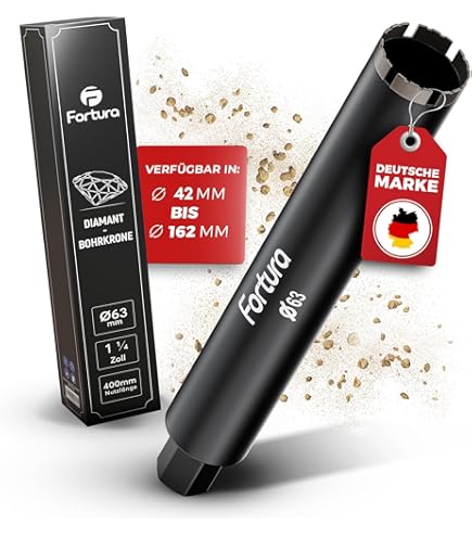 Corona Diamantata Corona Per Trapano Nassbohrkrone Carotatrice 42 MM - Foto 3