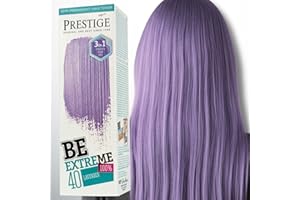 Vip's Prestige Be Extreme | Tonique capillaire semi-permanent Couleur 40 Lavande | Donne de la couleur aux cheveux décolorés ou gris | Résultat temporaire | Sans ammoniaque, sans parabens et PPD