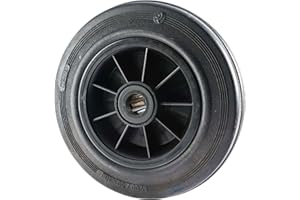 WERKA PRO Ruota piena Ø 200 x 50 mm asse di 20 mm