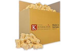 20 kg Holzwolle Anzünder natürliche Firestarter Kaminanzünder Grillanzünder Feueranzünder Fire Starter Bio-Anzünder | schnell entfacht für Grill, Pizzaofen. Smoker, Kamin & Ofen | Energie Kienbacher